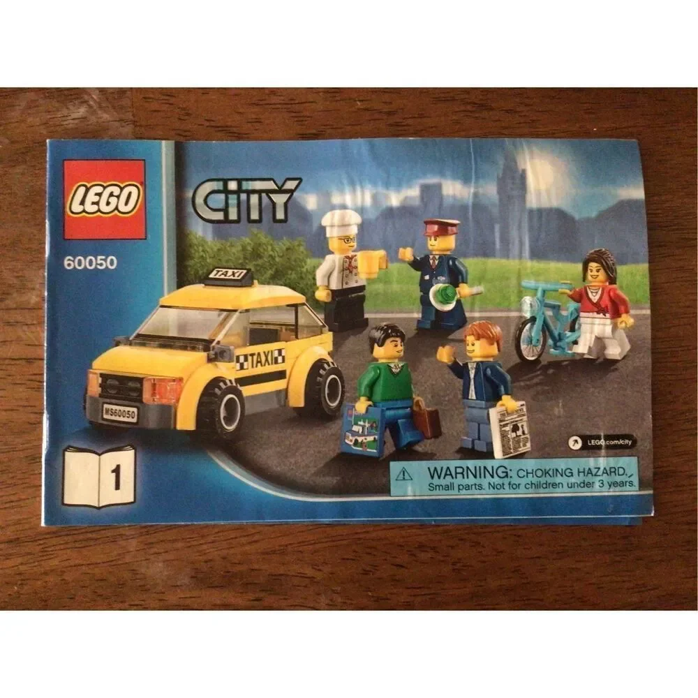 LEGO City Train Station #60050 Instruction Manual Only 1,2,3 (6004) - Picture 2 of 13